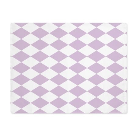 Purple Diamond Pattern Placemat, Elegant Table Decor, Dining Accessories, Housewarming Gift, Kitchen Essentials, Holiday Table Setting