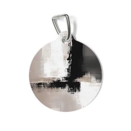 Chic Modern Pet Tag - Stylish Dog ID Tag, Cat Name Tag, Personalized Pet Accessory, Unique Pet Gift, Minimalist Pet Jewelry