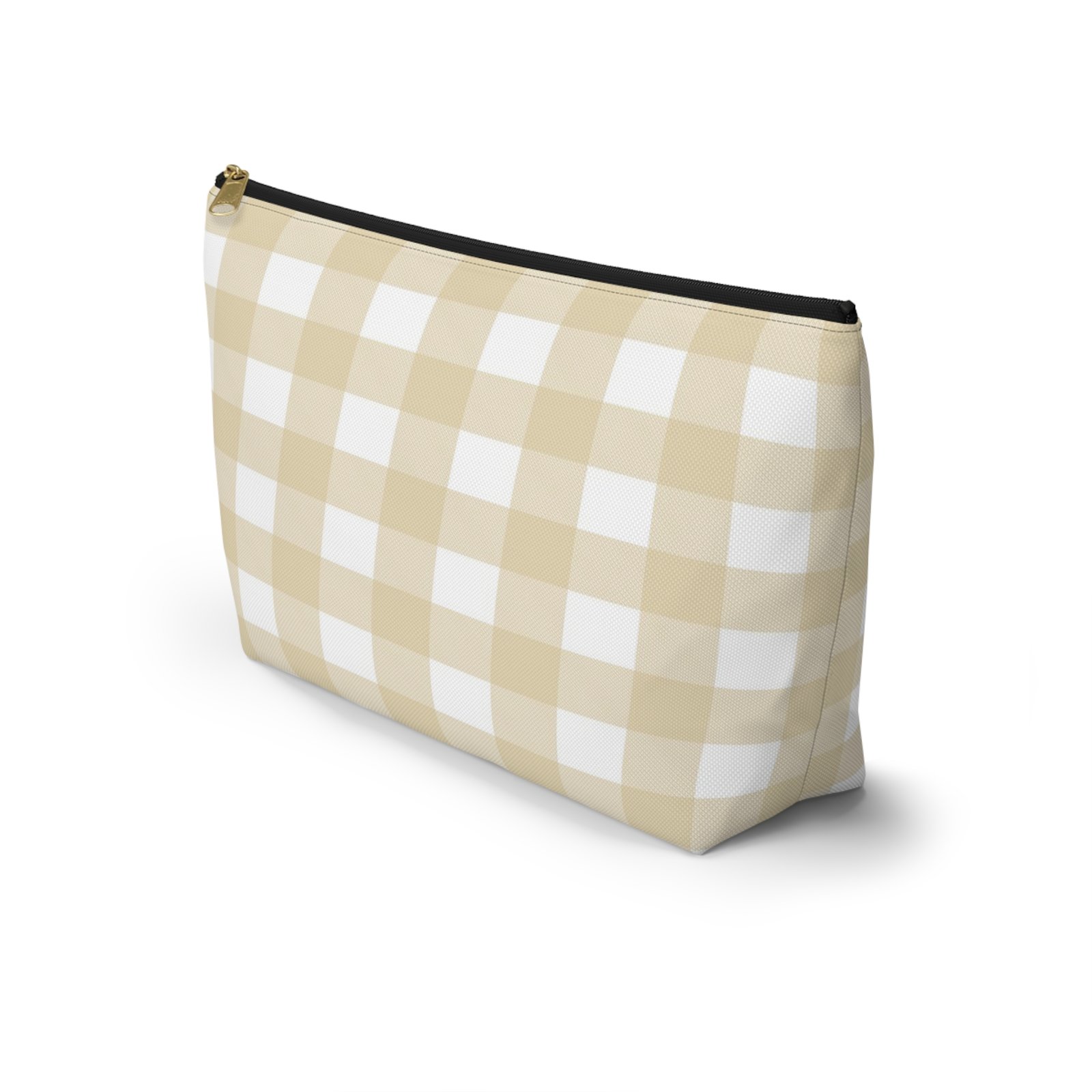 Chic Gingham Accessory Pouch, Stylish Makeup Bag, Travel Organizer, Gift for Her, Handbag Essentials - Image 3