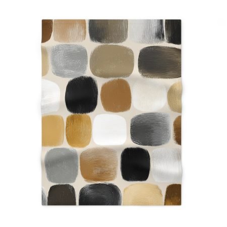 Soft Fleece Baby Blanket, Cozy Nursery Decor, Gender Neutral Gift, Modern Baby Shower Present, Soft and Warm Bedding