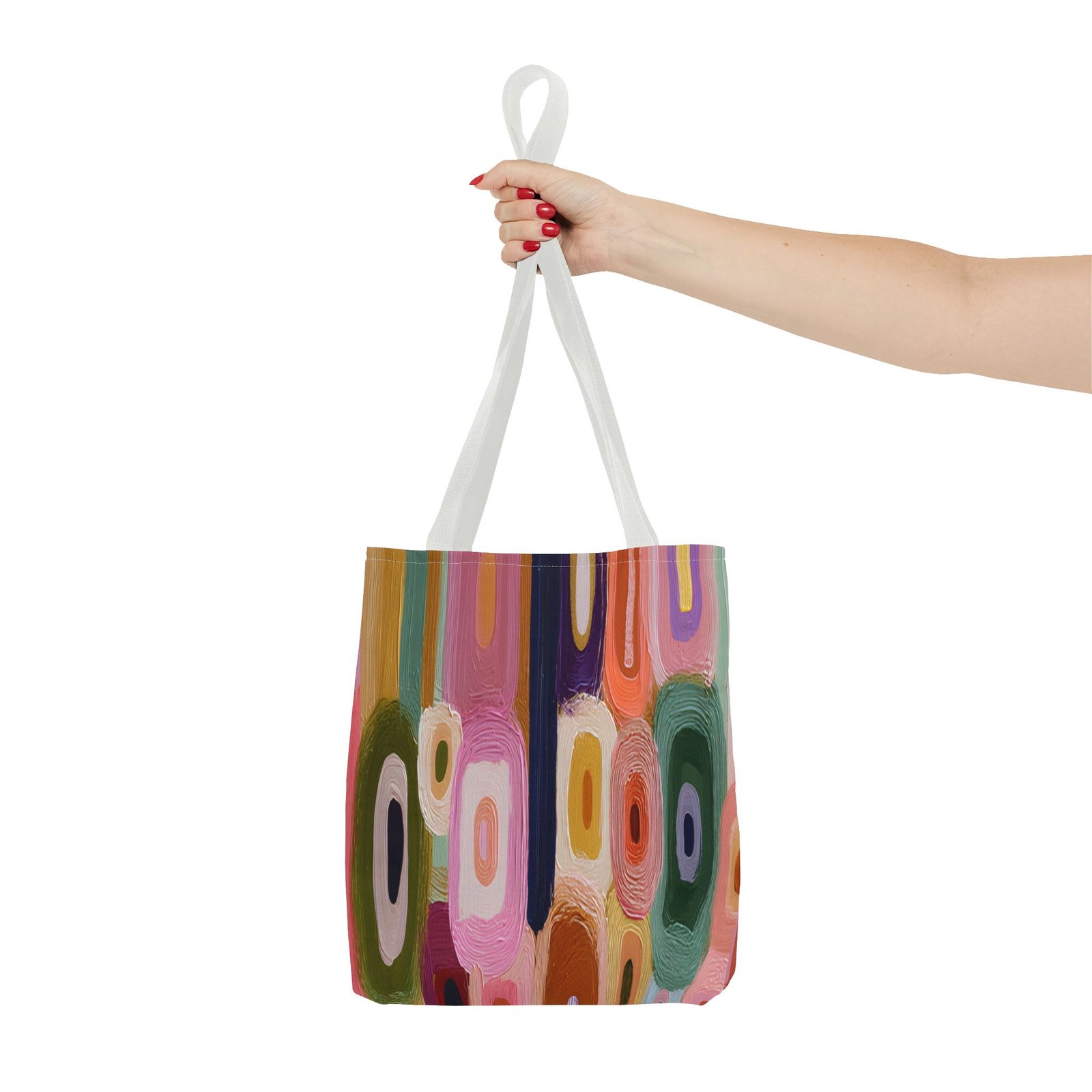 Colorful Abstract Tote Bag, Chic Handbag for Everyday Use, Stylish Beach Tote, Perfect Gift for Art Lovers, Travel Accessory - Image 12
