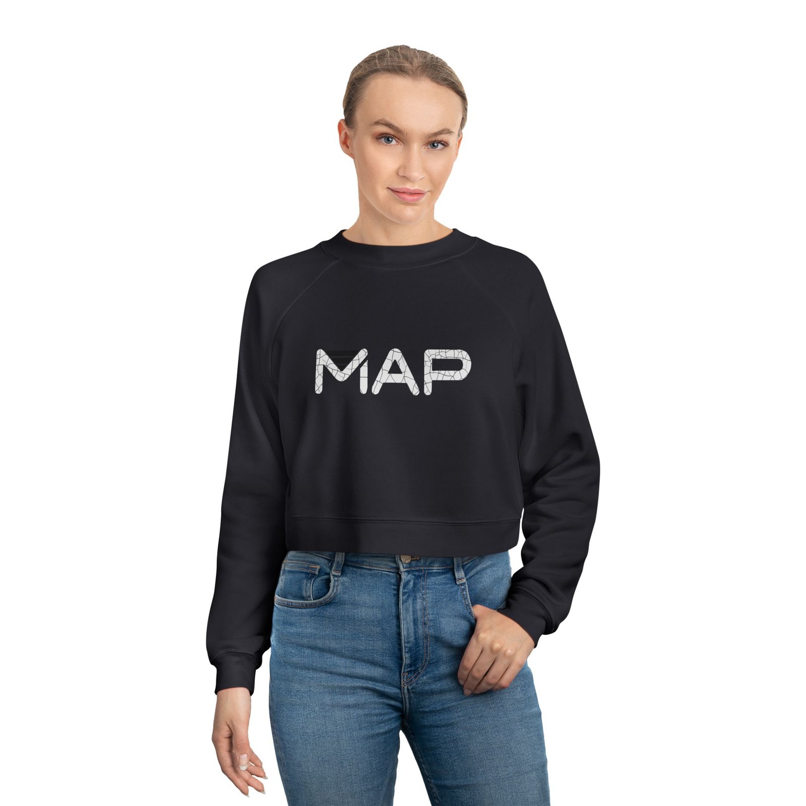 Stylish Women's Cropped Fleece Pullover - Cozy Streetwear, Perfect for Casual Outings, Gifts for Her, Trendy Loungewear, Fall Fashion - Image 11