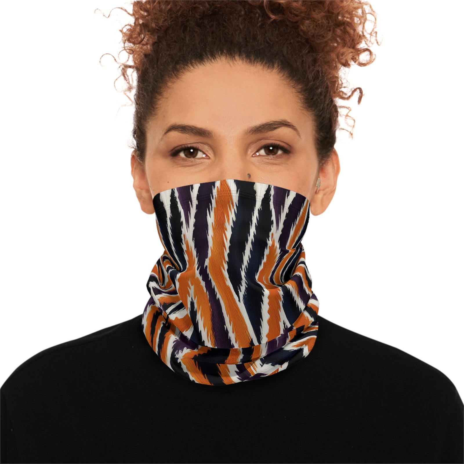 Winter Neck Gaiter With Drawstring - Image 3