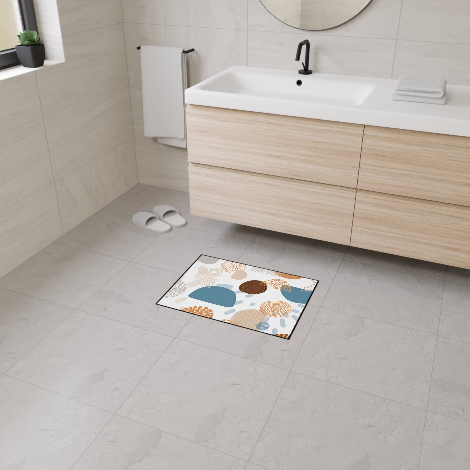 Stylish Heavy Duty Floor Mat - Durable Entryway Decor, Home Kitchen Mat, Non-Slip Area Rug, Modern Design, Versatile Indoor Use - Image 15