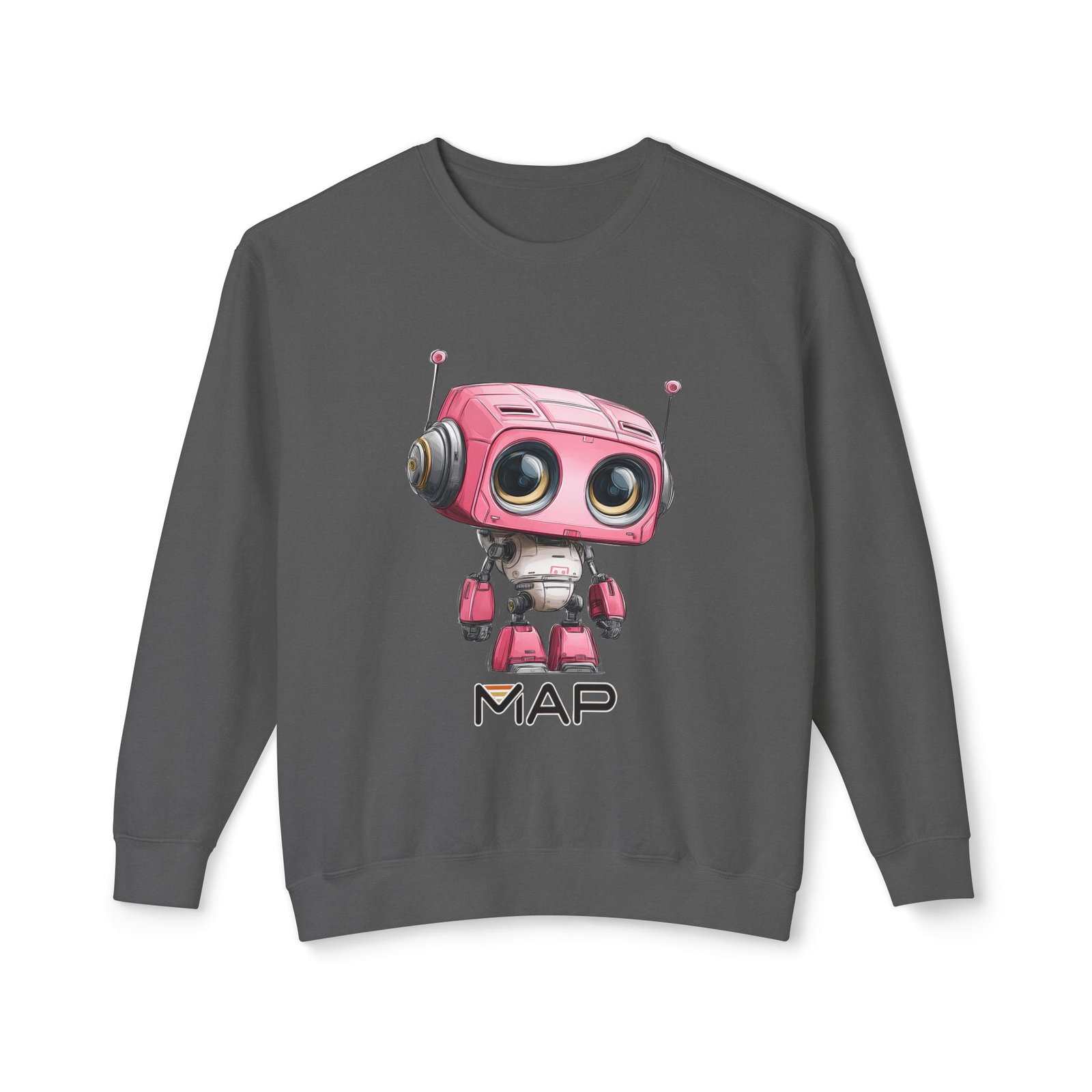 Cute Robot Graphic Sweatshirt, Perfect for Gifts, Casual Wear, Tech Lovers, Fun Hoodie for Friends, Unique Christmas Apparel - Image 25