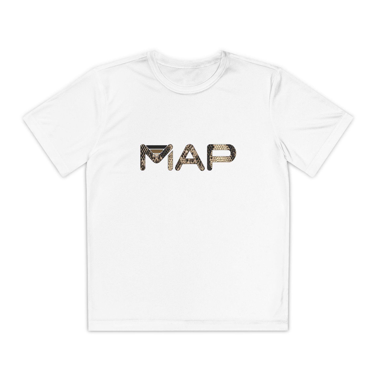 Youth Map Graphic Tee for Active Kids, Sports Apparel, Birthday Gift, Holiday Wear, Team Spirit Shirt, Trendy Casual Top