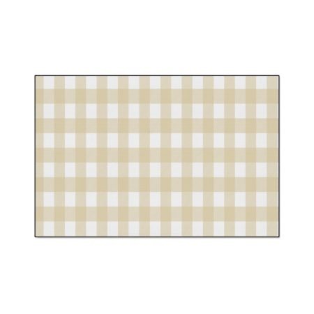 Stylish Heavy Duty Floor Mat, Entryway Rug, Kitchen Mat, Home Decor, Modern Checkered Design, Durable Outdoor Mat