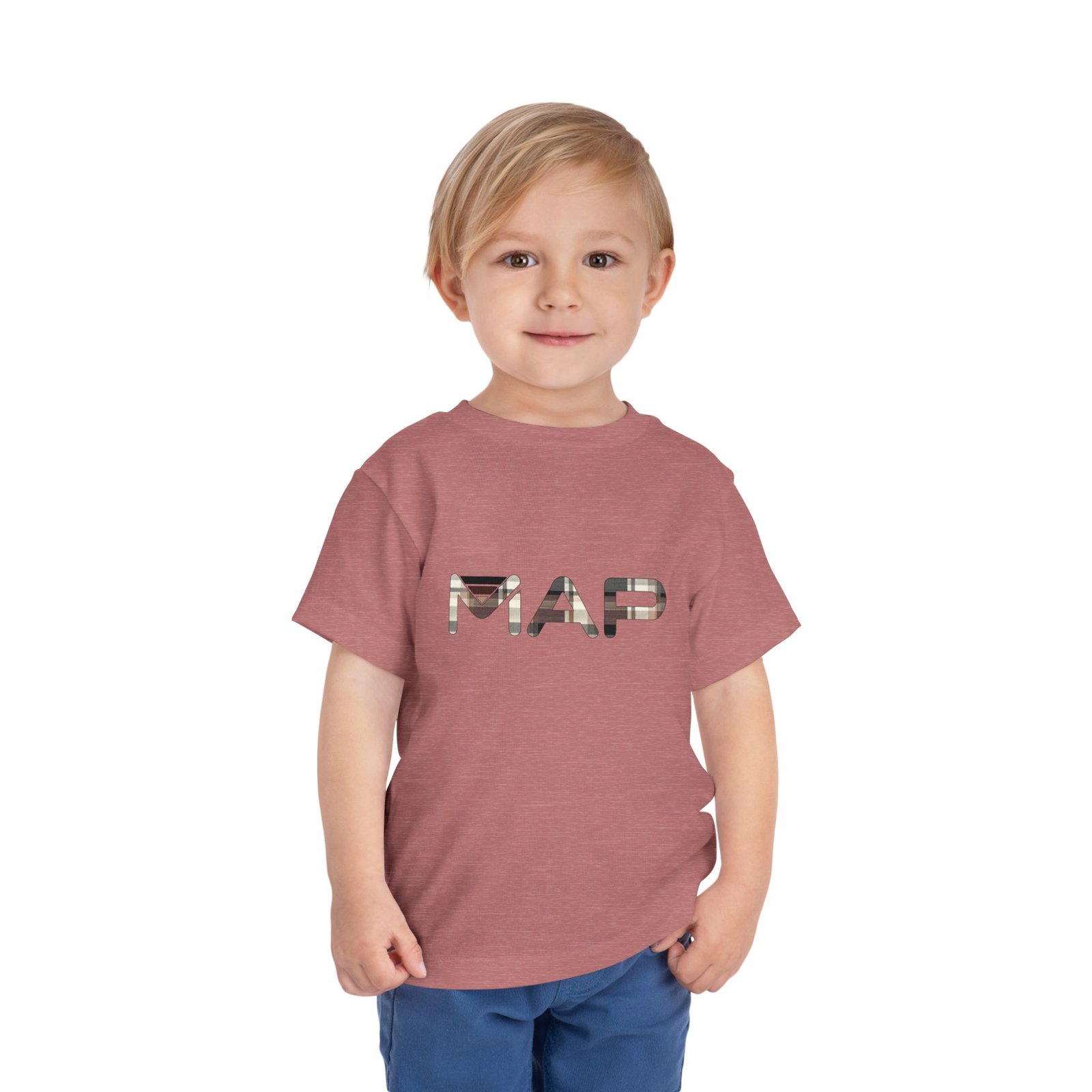 Toddler Short Sleeve Tee with 'MAP' Design - Cute Kids' T-Shirt, Adventure Tee, Toddler Gift, Playwear, Travel Shirt - Image 7