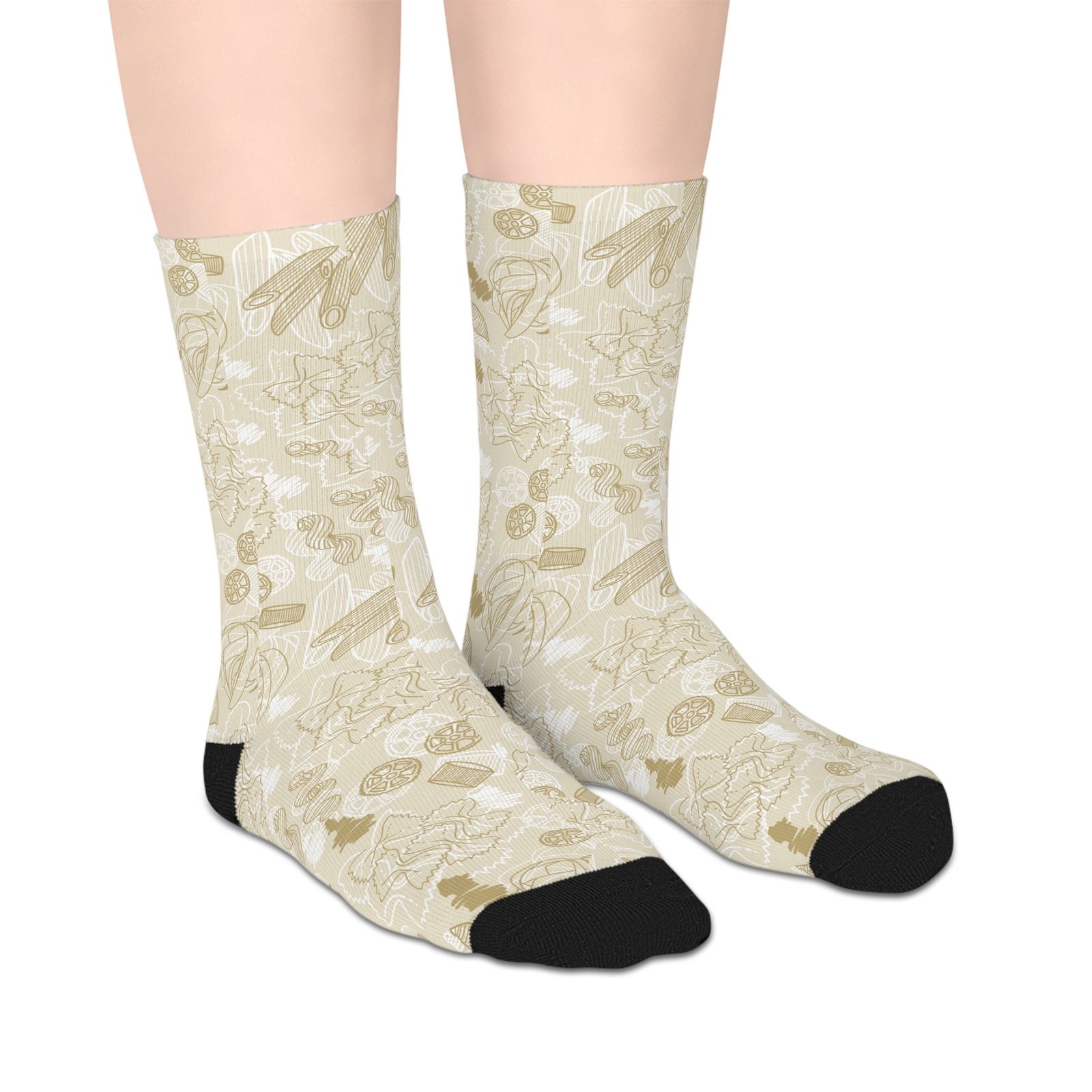 Elegant Floral Mid-length Socks, Comfortable Dress Socks, Gift for Women, Cute Casual Socks, Everyday Wear, Unique Patterned Footwear - Image 4