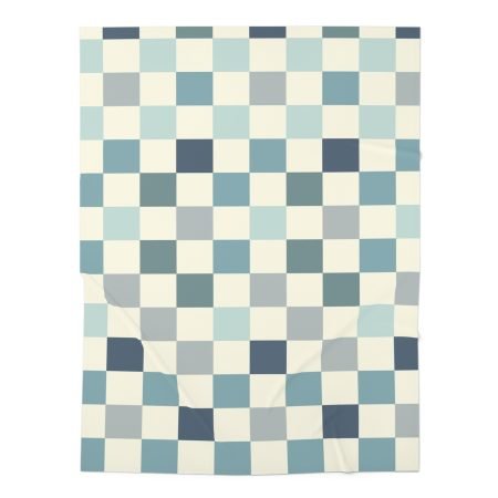 Cozy Checkered Baby Swaddle Blanket - Soft Nursery Wrap, Newborn Gift, Infant Blanket, Baby Shower, Baby Bedding