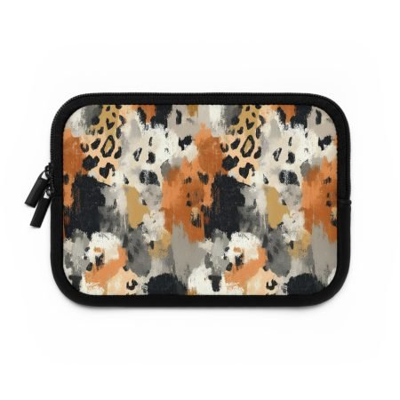 Stylish Laptop Sleeve with Abstract Leopard Print, Modern Tech Case, Best for Students, Professionals, Gift Idea, Trendy Accessory