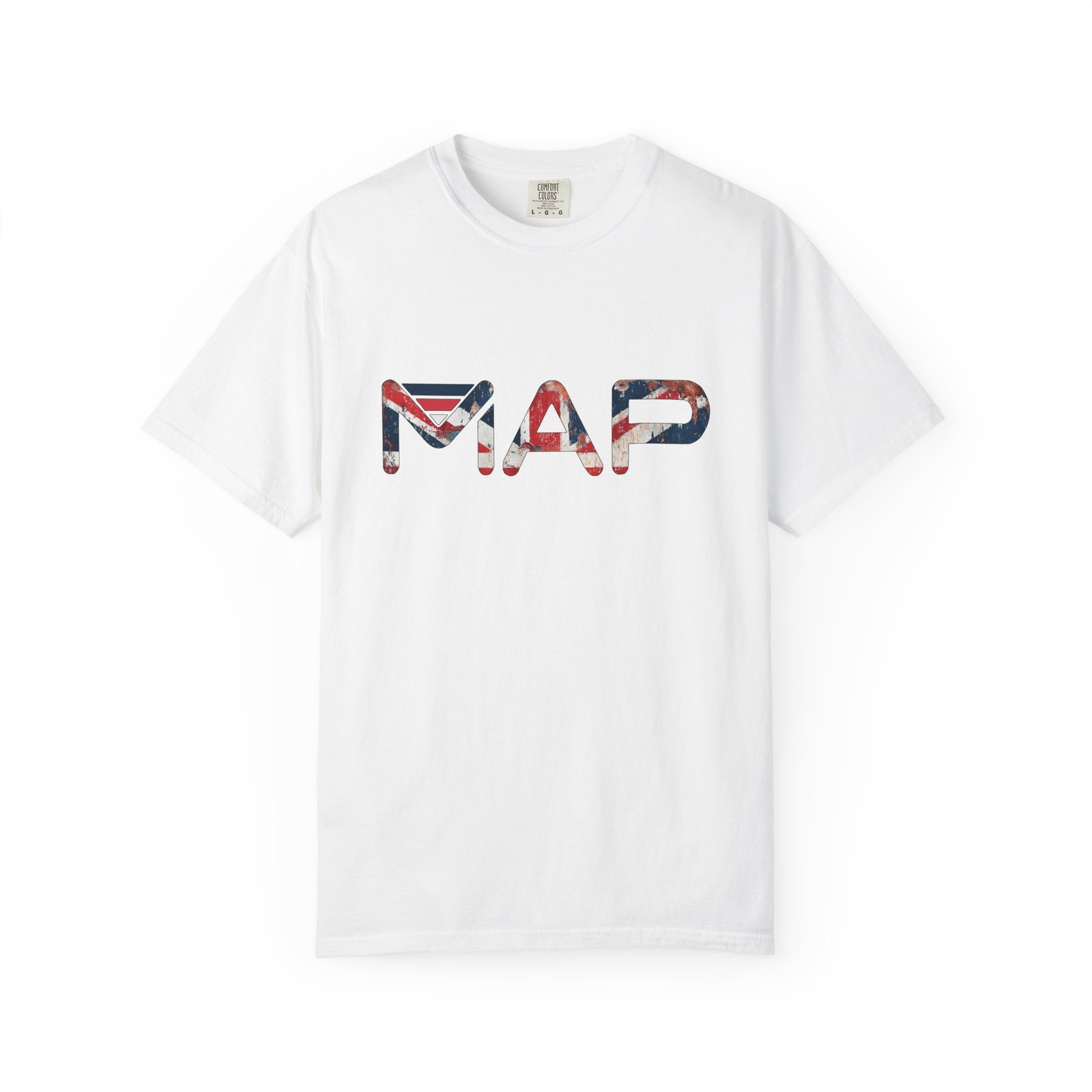 Map Graphic Unisex Garment-Dyed T-Shirt, Travel Tee, Casual Wear, Adventure T-Shirt, Gift for Travelers, Summer Wardrobe
