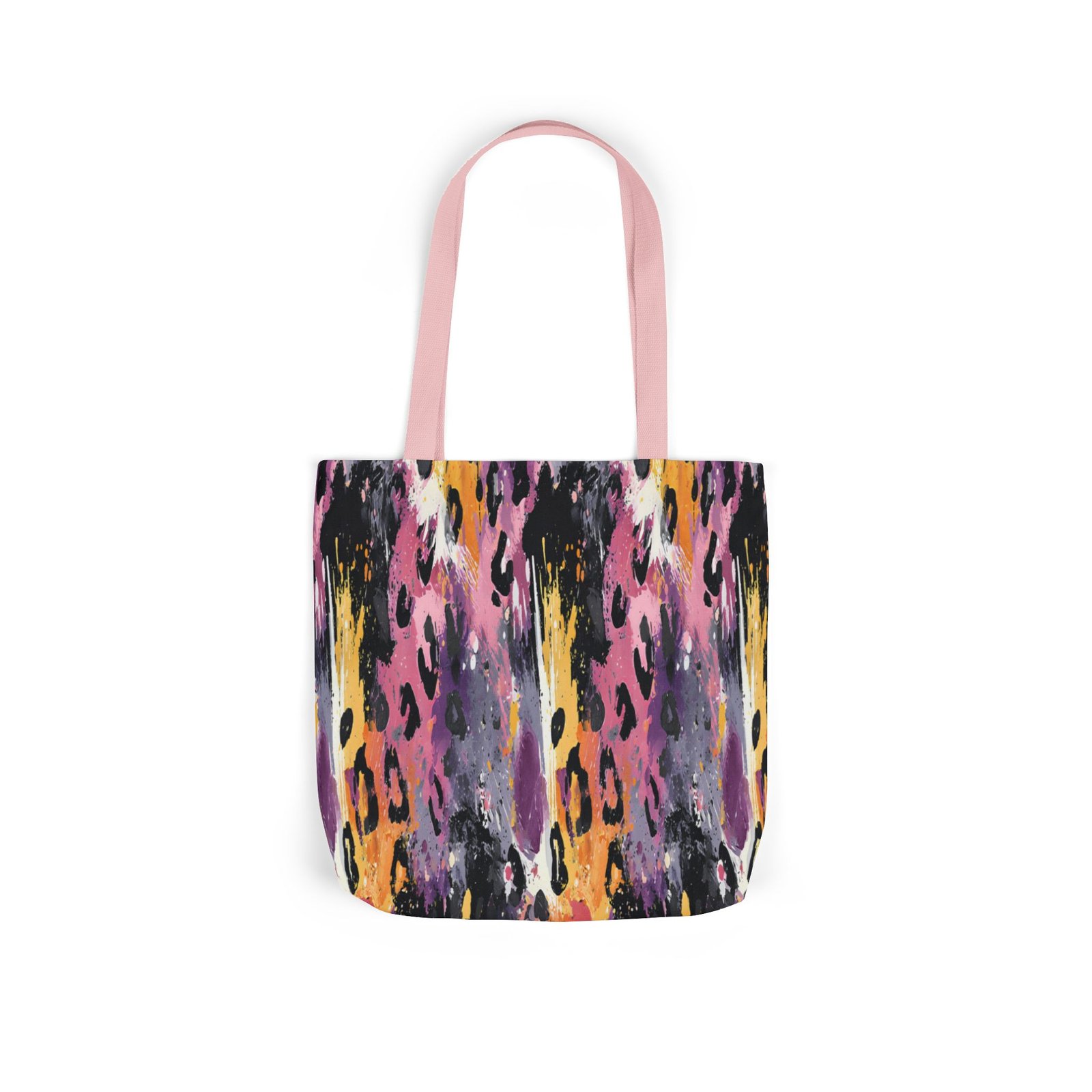 Vibrant Leopard Print Canvas Tote Bag, Colorful Shopping Bag, Stylish Everyday Tote, Eco-Friendly Gift, Beach or Grocery Bag - Image 34