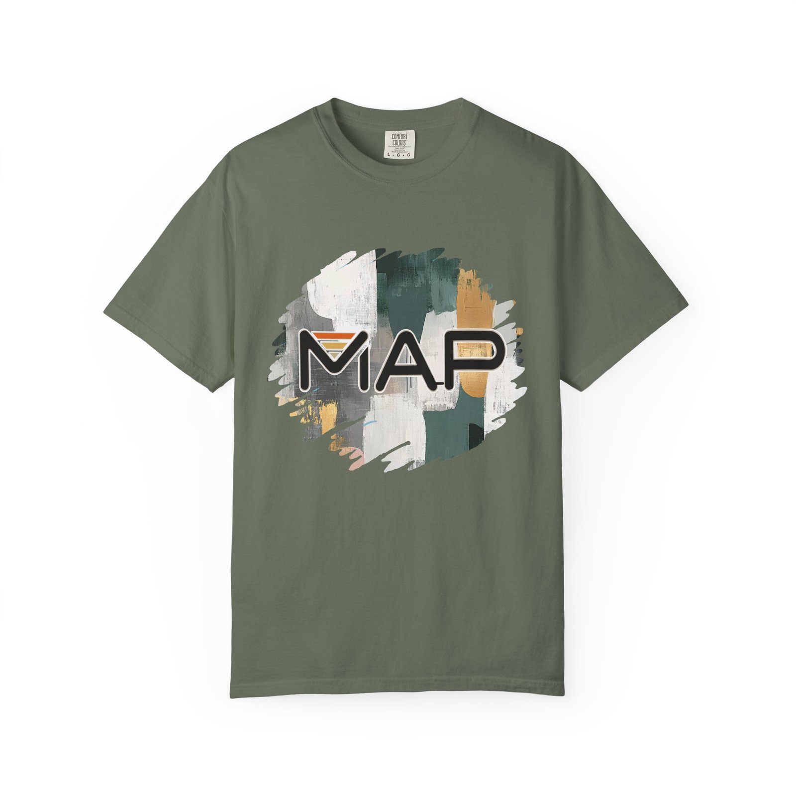 Map-Inspired Unisex Garment-Dyed T-Shirt for Travel Lovers, Casual Wear, Gifts, Outdoor Adventures, Wanderlust Fashion - Image 17