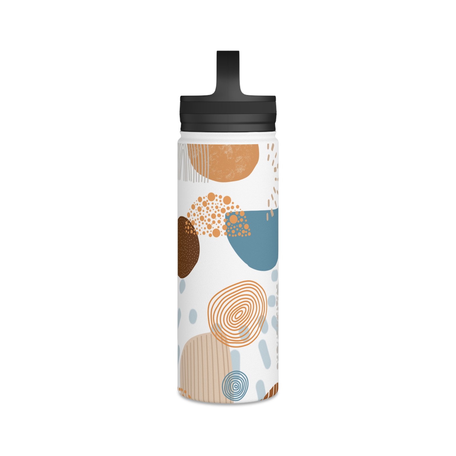 Modern Abstract Stainless Steel Water Bottle, Eco-Friendly Drinkware, Fitness Hydration, Travel Accessory, Unique Gift - Image 8
