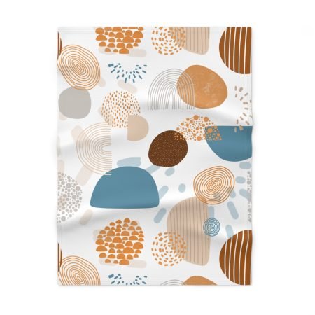 Soft Fleece Baby Blanket - Cozy Modern Nursery Decor, Gender Neutral Gift, Perfect for Baby Showers, Playtime, and Naptime