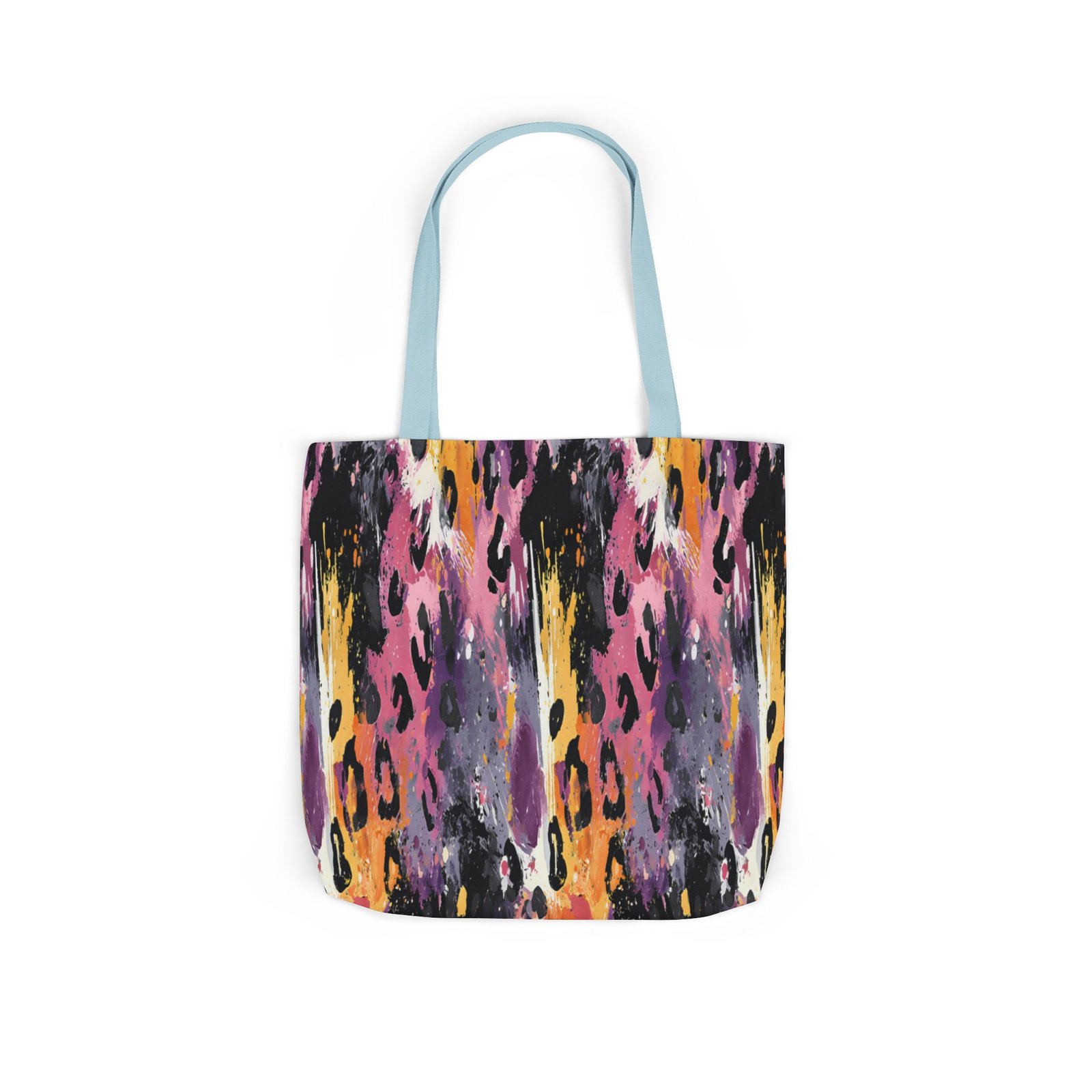Vibrant Leopard Print Canvas Tote Bag, Colorful Shopping Bag, Stylish Everyday Tote, Eco-Friendly Gift, Beach or Grocery Bag - Image 50