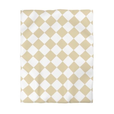 Chic Microfiber Duvet Cover, Cozy Bedroom Decor, Elegant Bedding, Seasonal Home Update, Gift for Homeowners, Geometric Pattern Cover