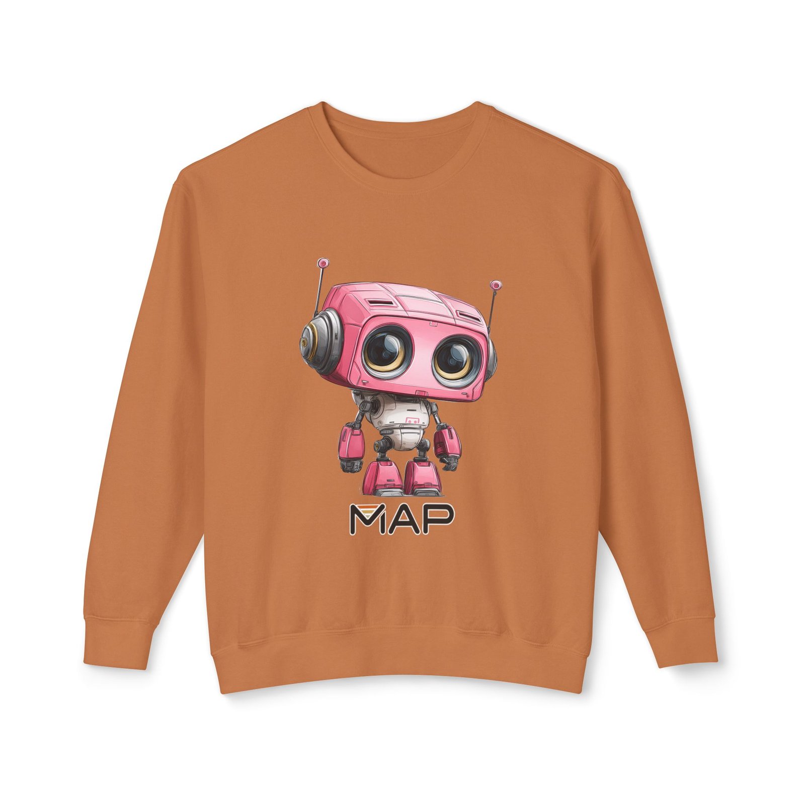 Cute Robot Graphic Sweatshirt, Perfect for Gifts, Casual Wear, Tech Lovers, Fun Hoodie for Friends, Unique Christmas Apparel - Image 13