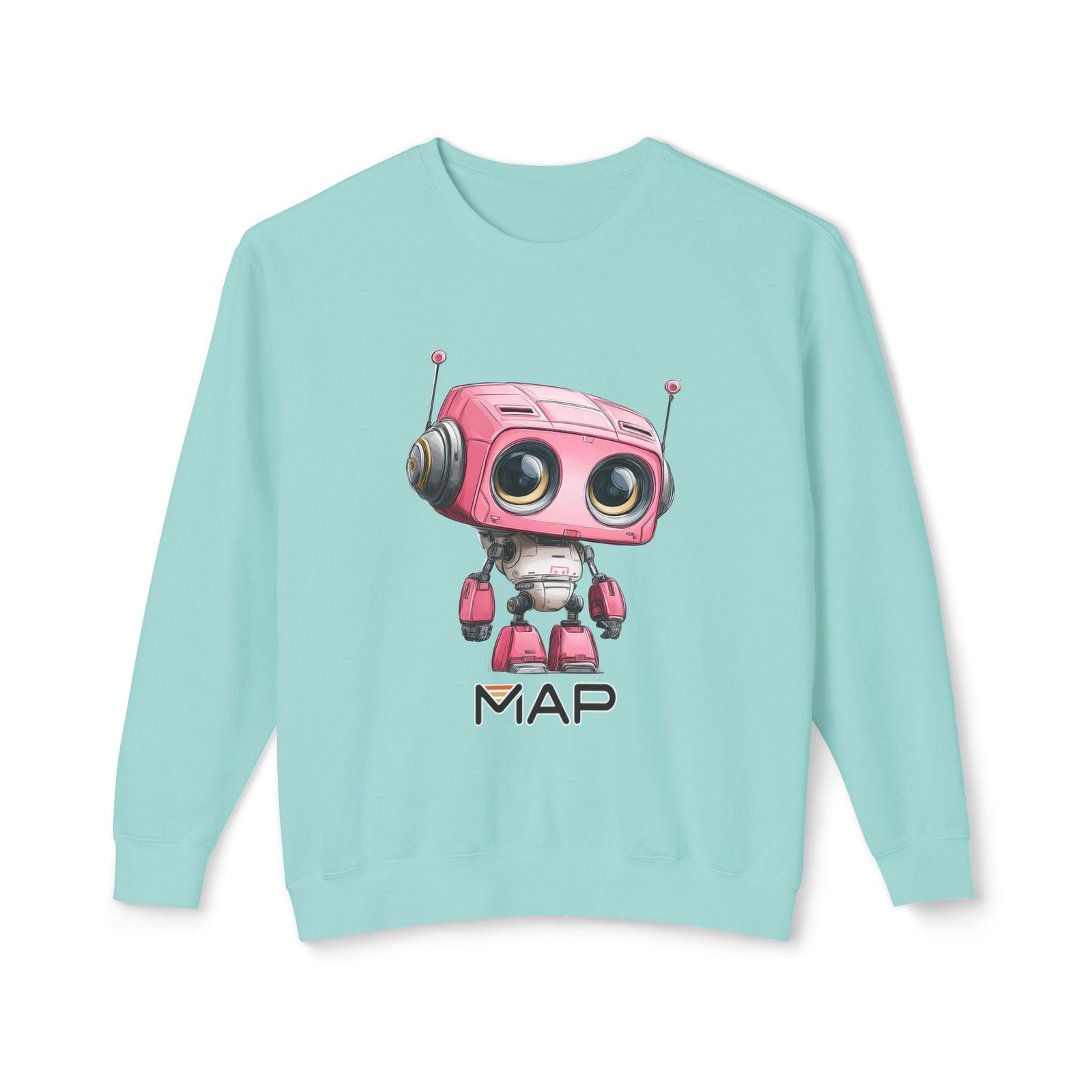 Cute Robot Graphic Sweatshirt, Perfect for Gifts, Casual Wear, Tech Lovers, Fun Hoodie for Friends, Unique Christmas Apparel - Image 29