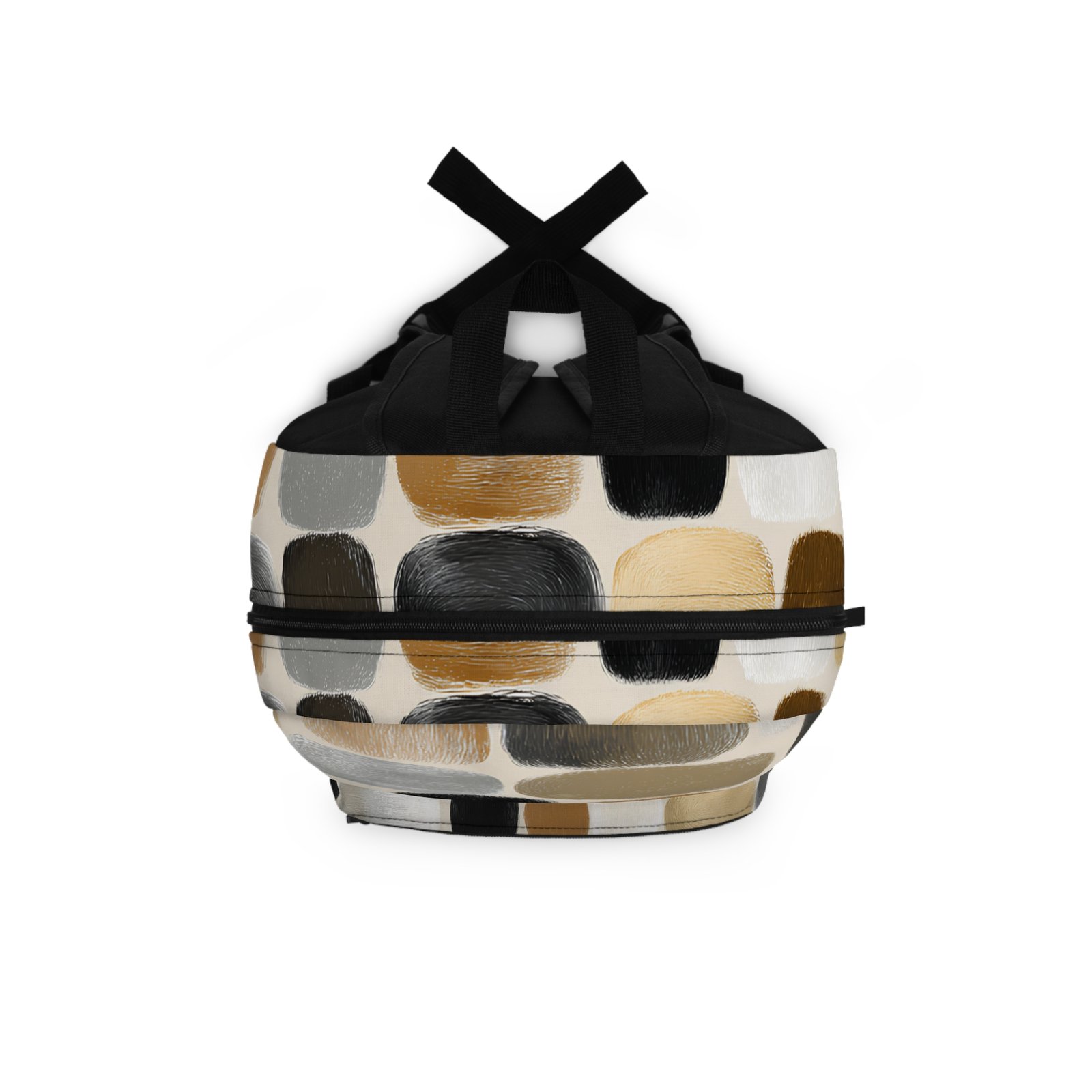 Chic Abstract Print Backpack | Stylish School Bag, Daily Use Backpack, Trendy Book Bag, Travel Ready Backpack, Unique Gift Idea - Image 4