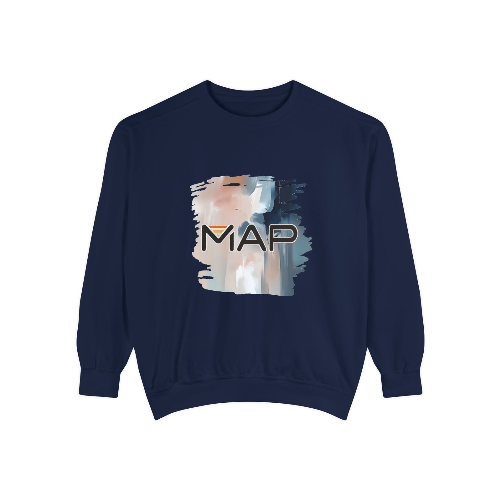 Map-Inspired Unisex Garment-Dyed Sweatshirt | Cozy Casual Wear, Perfect for Travel, Gift for Map Lovers, Fall Fashion, Unisex Sweaters - Image 37