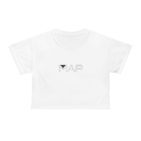 Stylish Crop Tee for Trendsetters | Modern Graphic Top, Casual Wear, Summer Fashion, Gift for Friends, Everyday Style