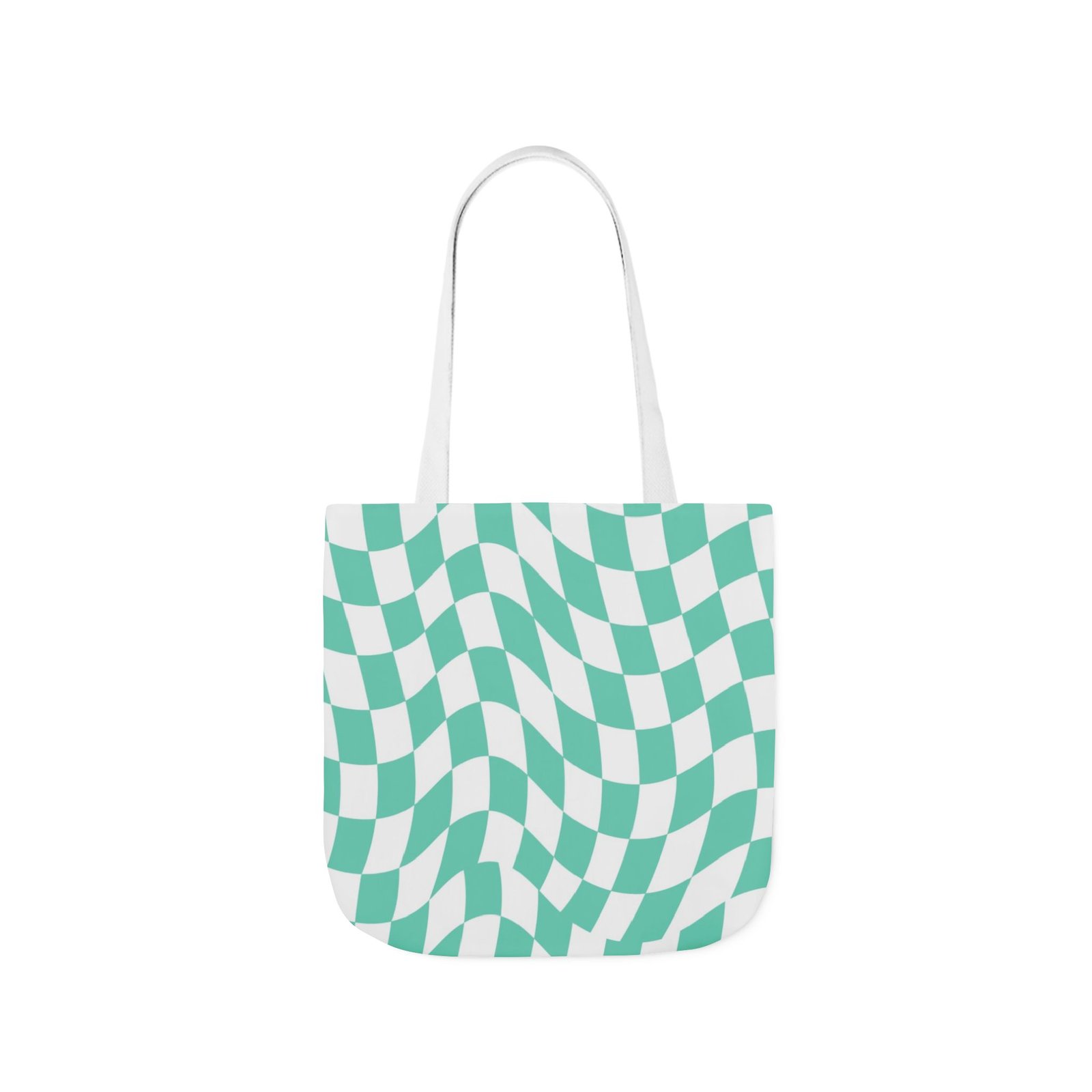 Trendy Checkered Canvas Tote Bag with 5-Color Straps, Eco-Friendly Shopping Bag, Stylish Beach Bag, Fashionable Gym Tote, Unique Gift Idea - Image 39