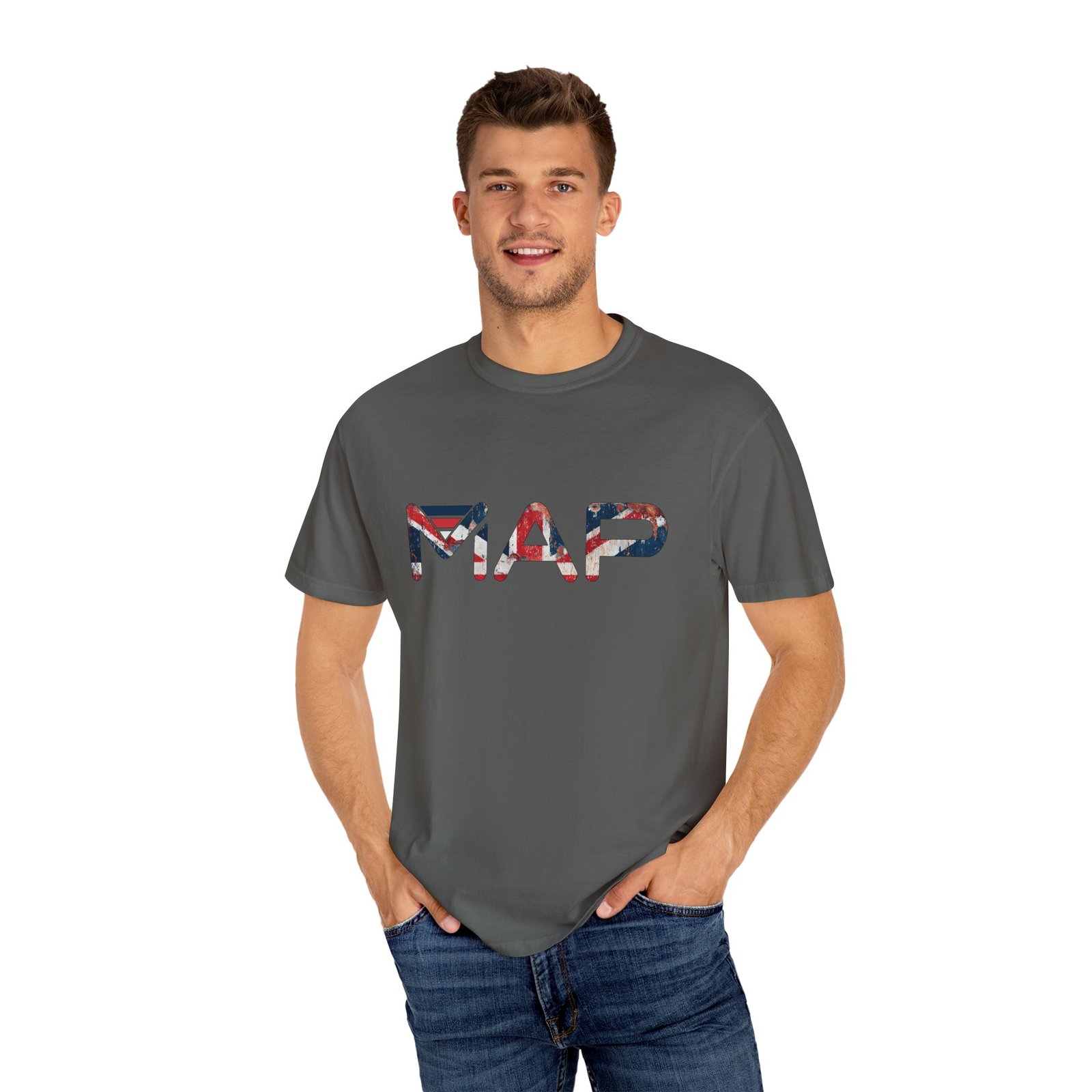 Map Graphic Unisex Garment-Dyed T-Shirt, Travel Tee, Casual Wear, Adventure T-Shirt, Gift for Travelers, Summer Wardrobe - Image 32
