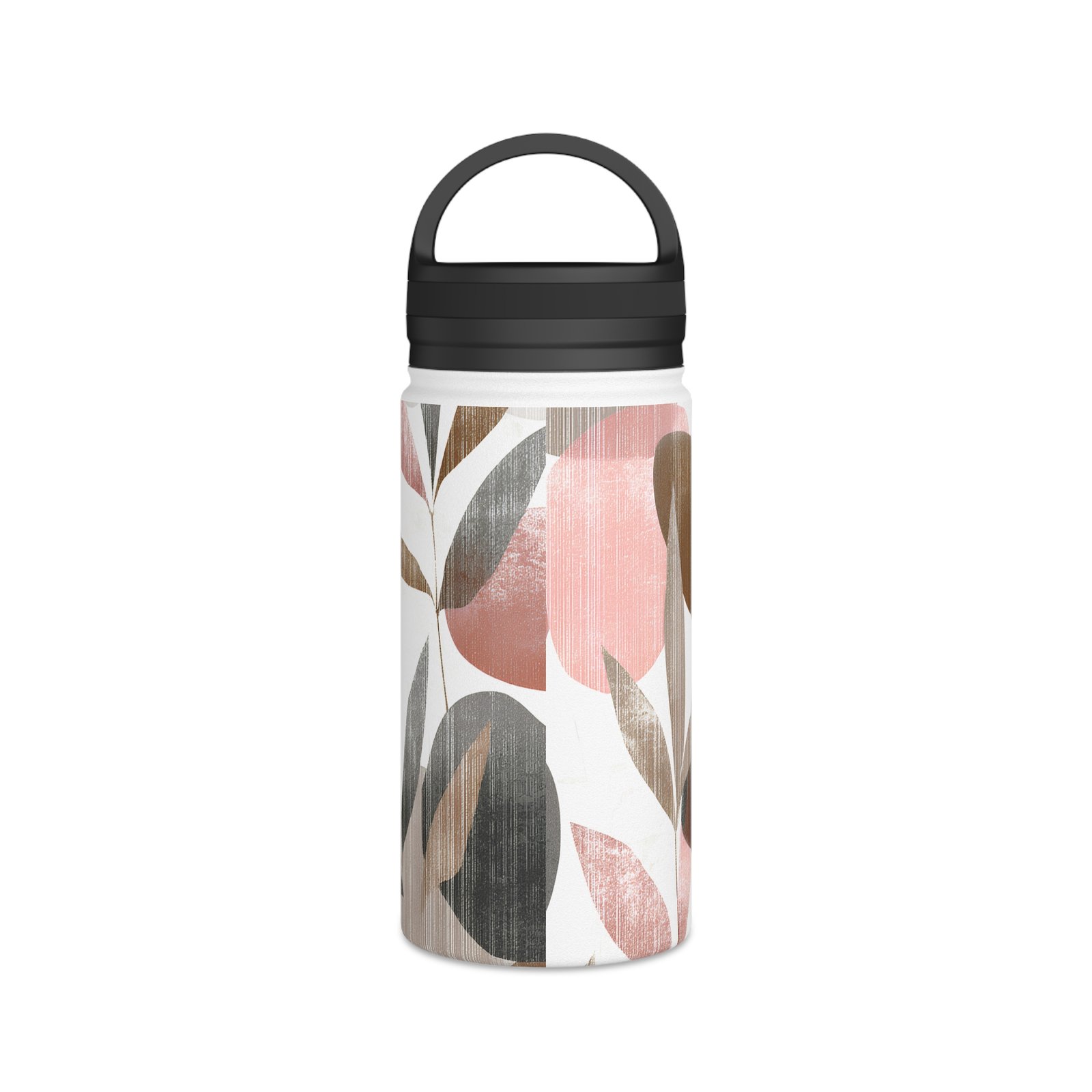 Stainless Steel Water Bottle, Handle Lid - Image 2