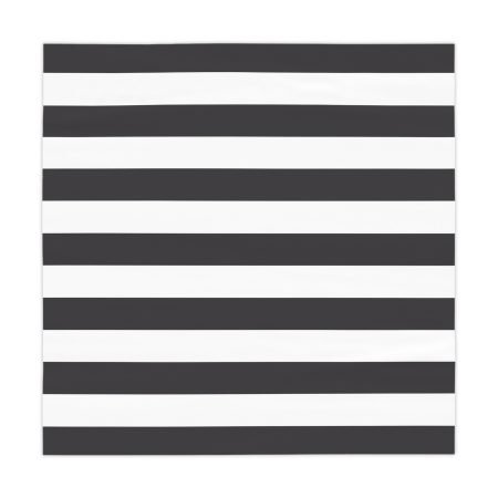 Modern Stripe Tablecloth, Elegant Black and White Dining Cover, Party Decor, Holiday Table Setting, Kitchen Accessory
