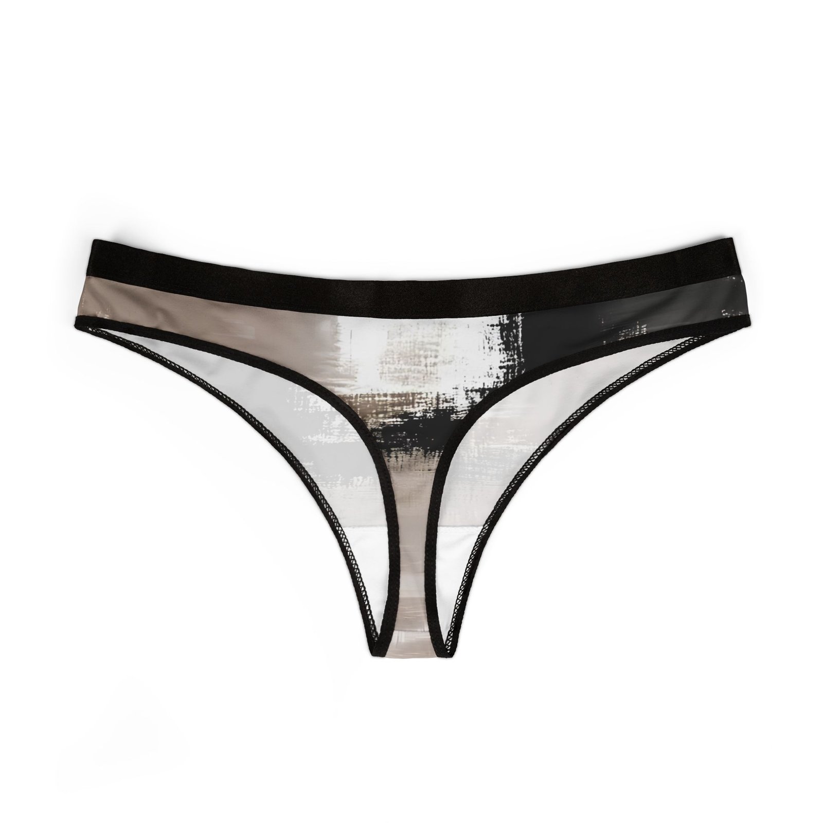 Stylish Abstract Women's Thongs, Modern Underwear, Comfortable Lingerie, Fashionable Intimates, Gift for Her, Date Night Essentials - Image 2