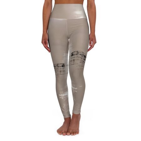 Stylish High Waisted Yoga Leggings, Workout Leggings, Fitness Apparel, Athleisure, Comfortable Activewear, Trendy Yoga Pants