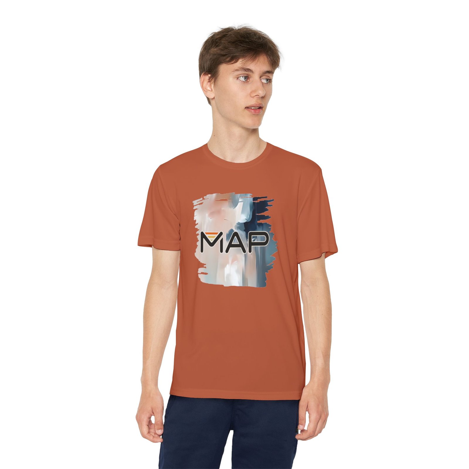 Youth Competitor Tee with MAP Design, Athletic T-Shirt, Sportswear for Kids, Gift for Young Athletes, Summer Activewear - Image 19