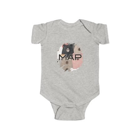 Cute Bear Infant Bodysuit, Baby Shower Gift, Newborn Outfit, Gender Neutral Baby Clothes, Cute Baby Clothing, Animal Theme Baby Wear