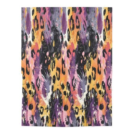 Vibrant Leopard Print Baby Swaddle Blanket, Soft Newborn Wrap, Gender Neutral Baby Gift, Cute Nursery Decor, Baby Shower Present