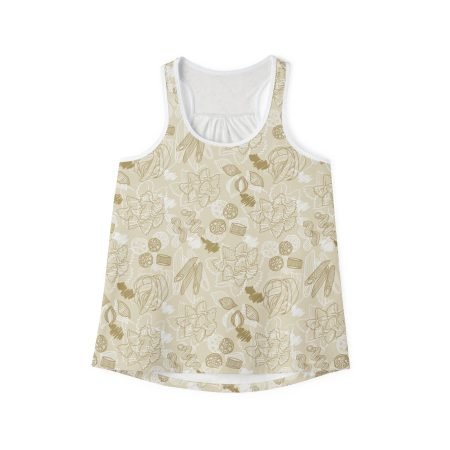 Floral Pattern Women's Tank Top, Casual Summer Top, Beachwear, Vacation Outfit, Spring Style, Gift for Her