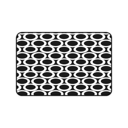 Sleek Black Desk Mat - Modern Workspace Accessory, Office Desk Decor, Minimalist Home Office, Gaming Setup, Gift for Coworkers