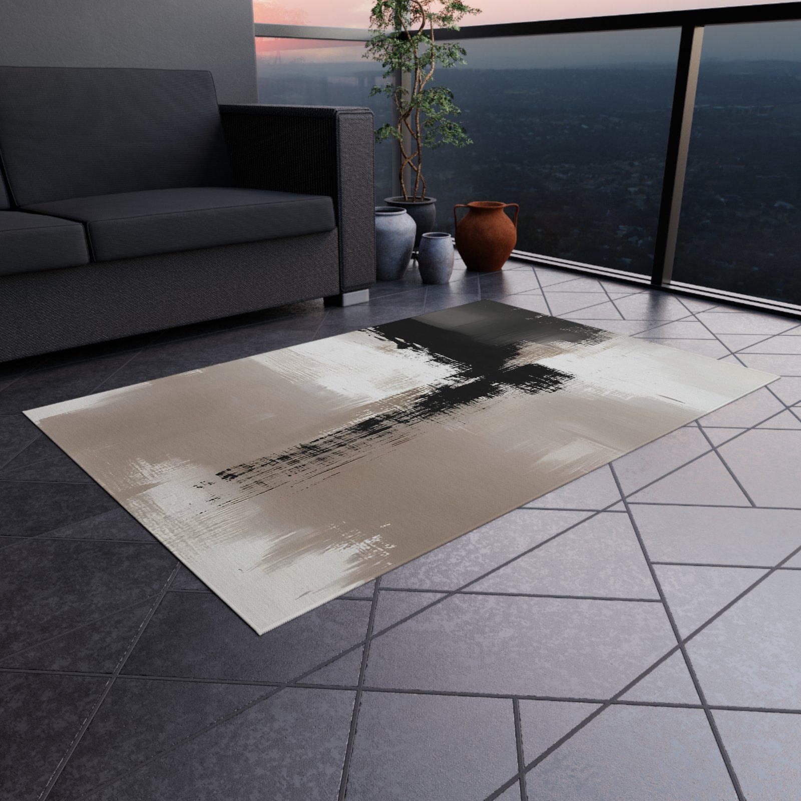 Stylish Outdoor Rug - Modern Floor Mat for Patio, Garden, Deck, Porch Decor, Versatile Area Rug, Home Decoration - Image 12