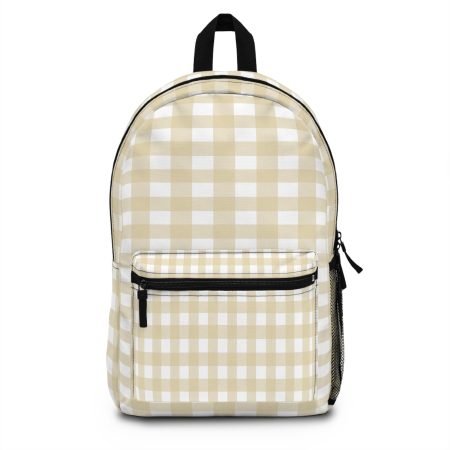 Classic Gingham Backpack, Stylish School Bag, Trendy Tote, Casual Travel Pack, Everyday Use for Students, Gift for College