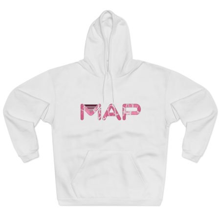Stylish Unisex Pullover Hoodie with MAP Design - Perfect for Gifts, Casual Wear, Travel, and Everyday Comfort