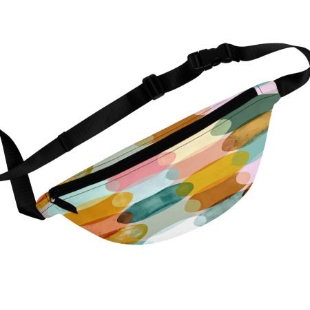Colorful Polka Dot Fanny Pack | Trendy Belt Bag for Festivals, Travel, Outdoor Adventures, Gifts