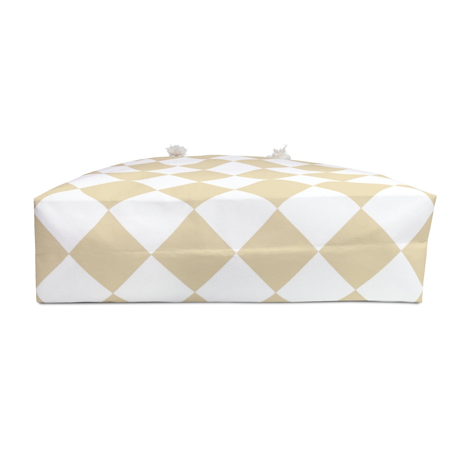 Chic Weekender Bag, Stylish Tote for Travel, Beach & Gym, Perfect for Gifts, Gold and White Design - Image 4