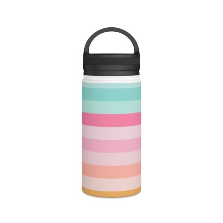 Stainless Steel Water Bottle, Handle Lid