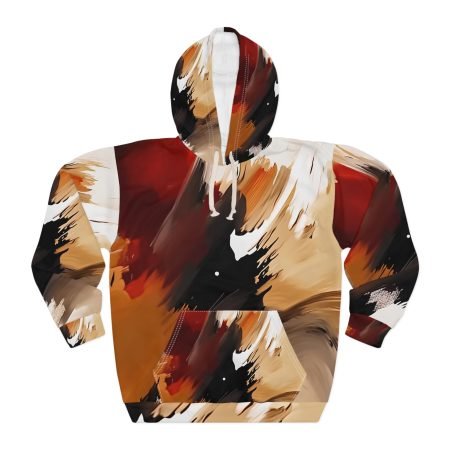 Abstract Art Unisex Pullover Hoodie, Cozy Wearable Art, Gift for Art Lovers, Fall Fashion, Unique Streetwear