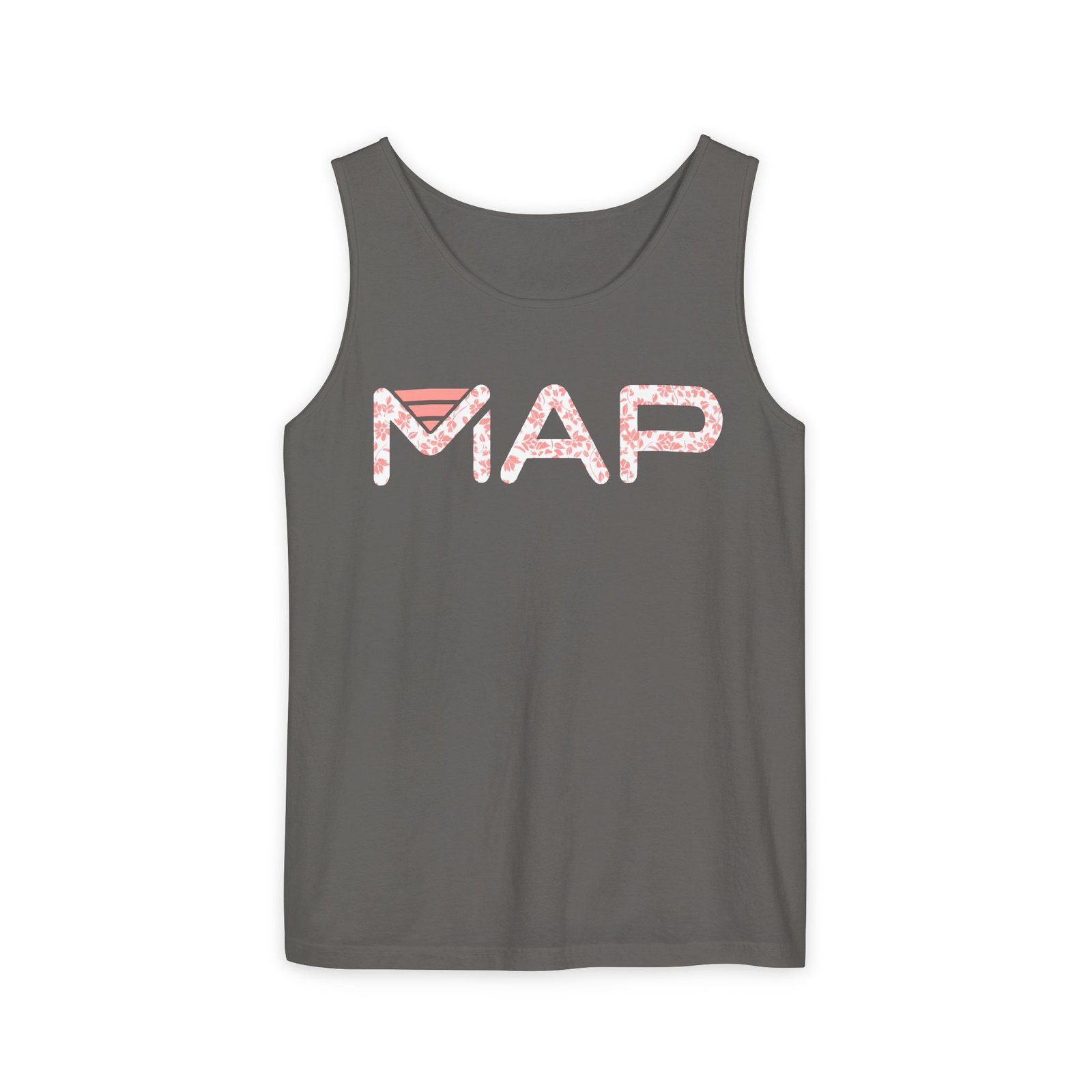 Garment-Dyed Tank Top with MAP Design, Comfortable Summer Tee, Casual Wear, Travel Shirt, Map Lover Gift - Image 33