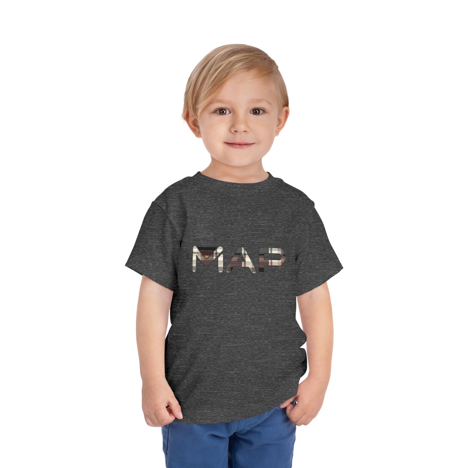 Toddler Short Sleeve Tee with 'MAP' Design - Cute Kids' T-Shirt, Adventure Tee, Toddler Gift, Playwear, Travel Shirt - Image 31