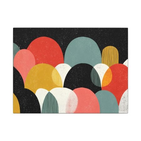 Colorful Abstract Wall Art Canvas Print, Modern Home Decor, Vibrant Artwork for Living Room, Kids Room, Unique Gift Idea