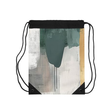 Stylish Drawstring Bag, Abstract Backpack, Sport Sack, Casual Tote, Gym Accessory, Trendy Gift for Art Lovers