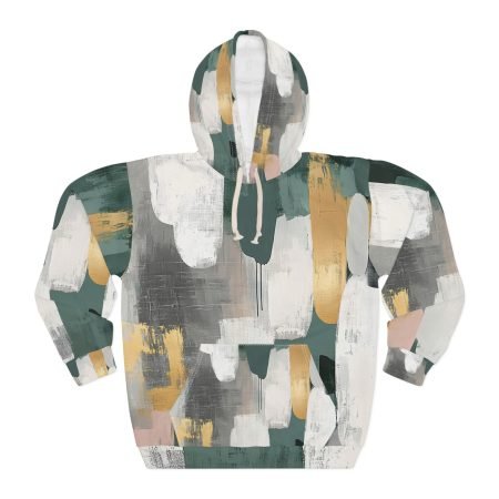 Chic Abstract Art Hoodie, Cozy Pullover, Trendy Streetwear, Unique Gift Idea, Comfortable Fashion Layer